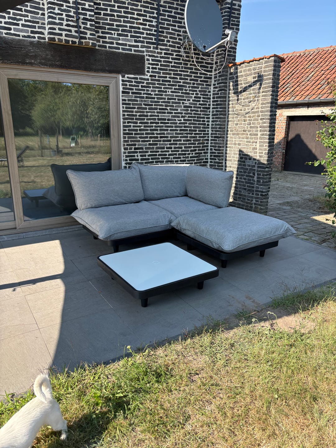 Customer photo review of Fatboy Paletti set Medium incl. Tafel en gratis afdekhoezen