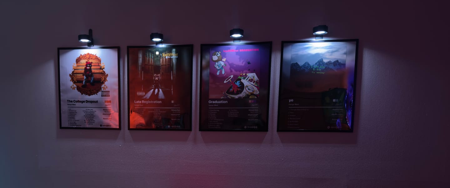 Customer photo review of Kanye West ye Album Poster