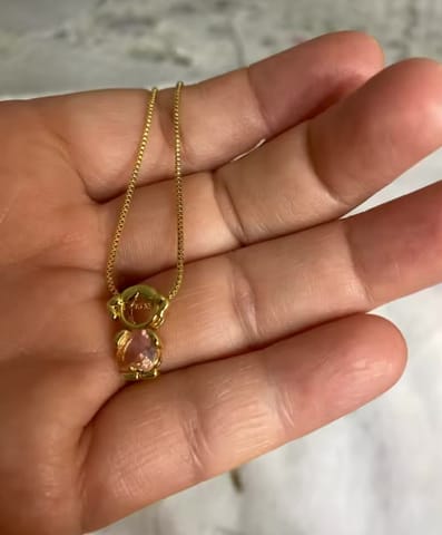 Customer photo review of Nivora – Kinder-Halskette
