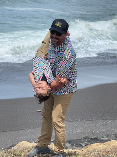 Customer photo review of Ready, Check, Glow Button Up Shirt