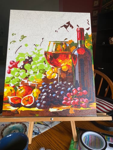 Customer photo review of Harvest Vineyard Wine Still Life