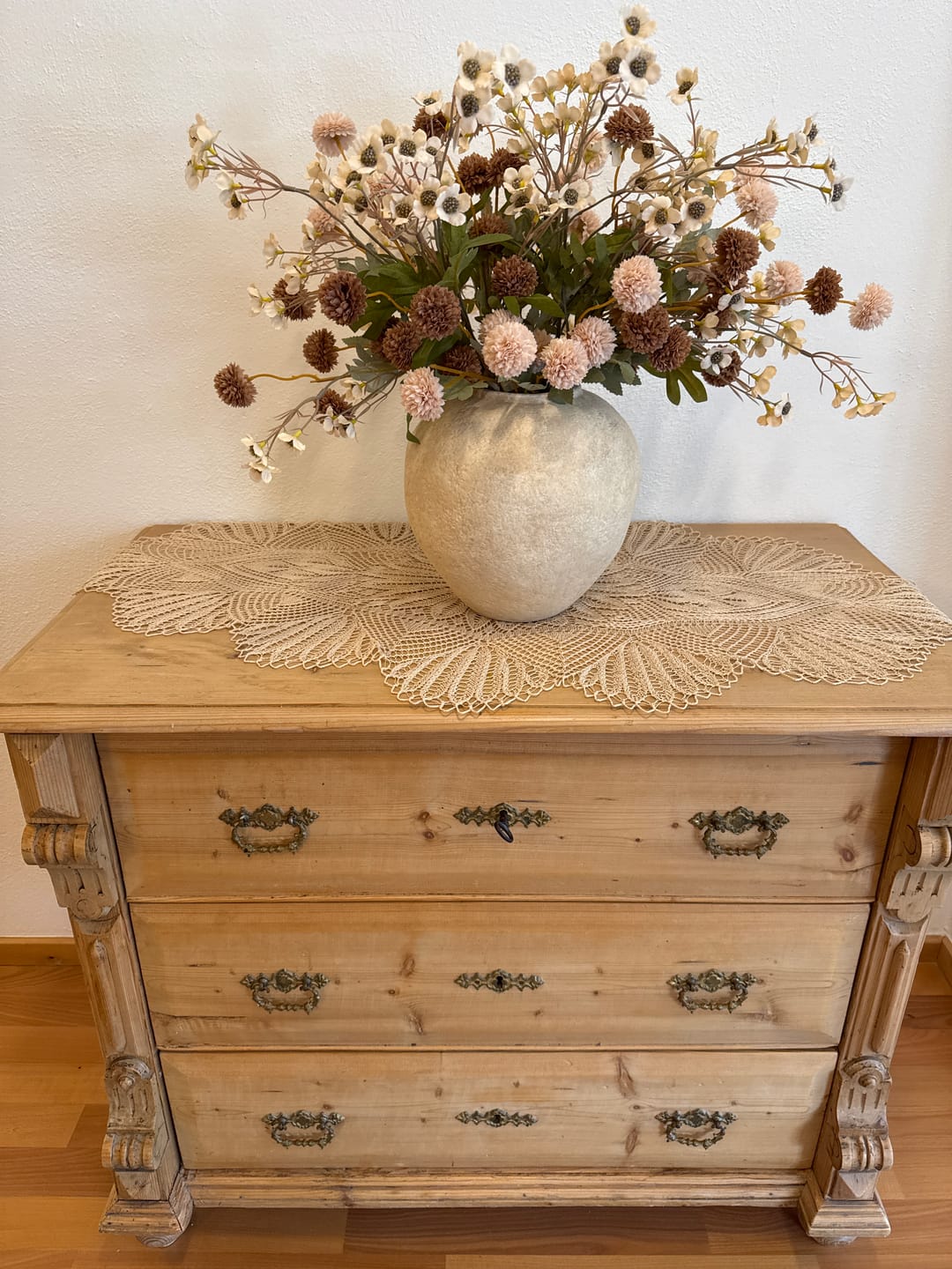 Customer photo review of Wax Arrangement - Crème mix
