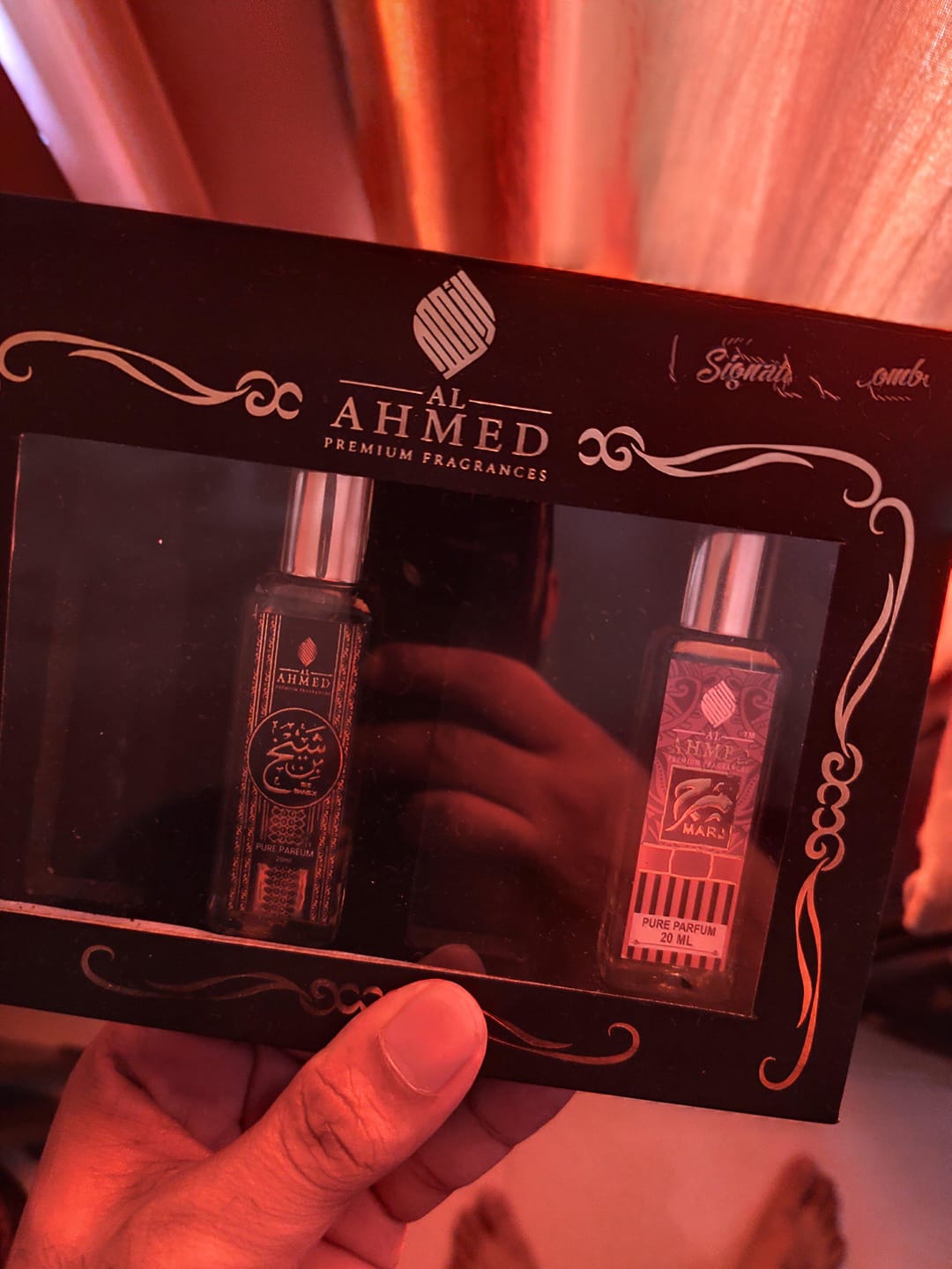 Customer photo review of AL AHMED 20ML SIGNATURE COMBO SET – KAAF | MARJ | BOMBAY OUD | BIN SHAIKH