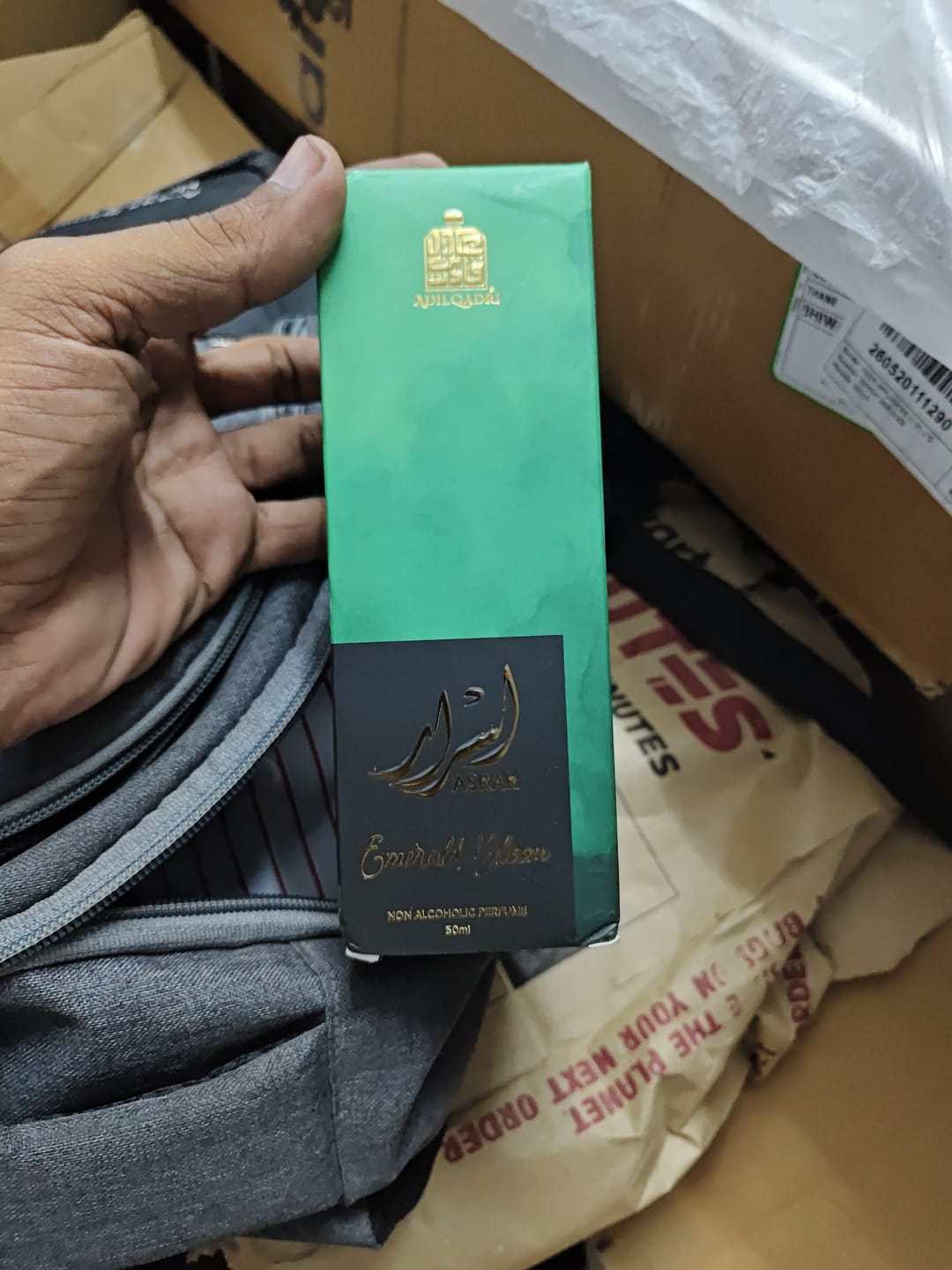 Customer photo review of Asrar Emerald Bloom Non Alcoholic Perfume Spray 50ml