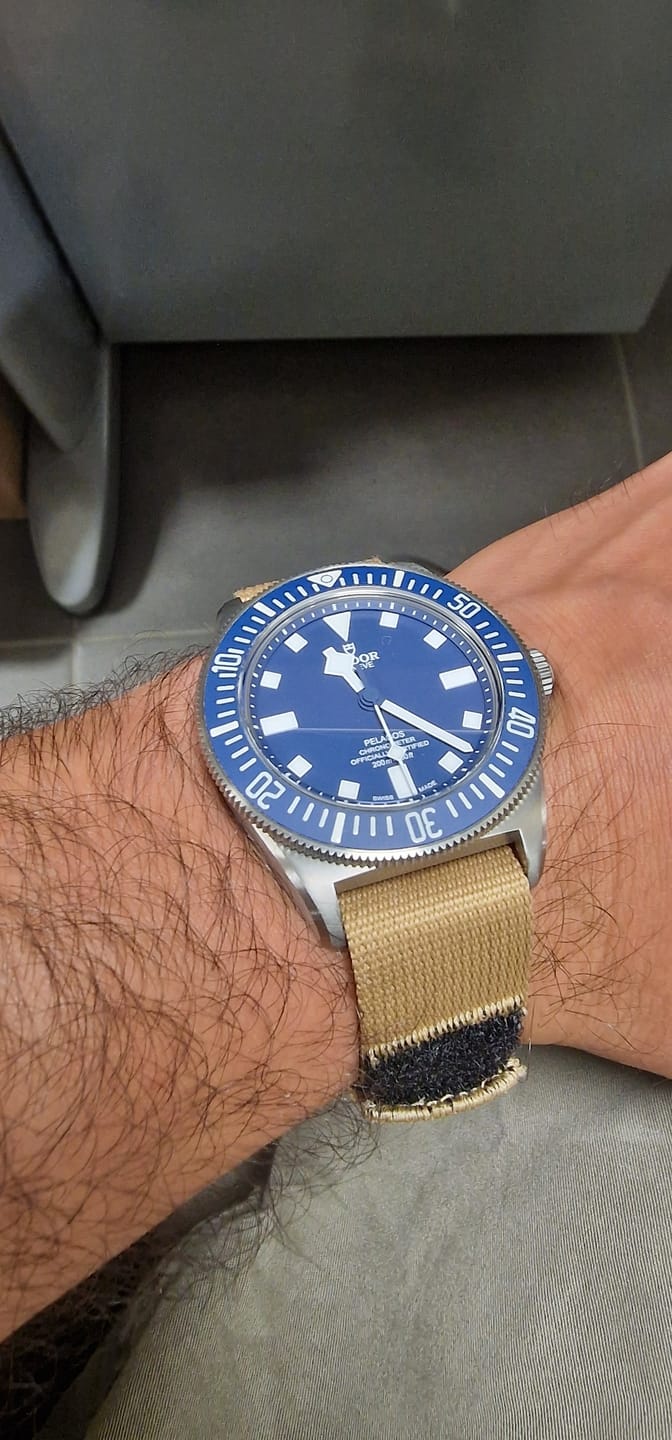 Customer photo review of Glomar Explorer - Hook And Loop Watch Strap