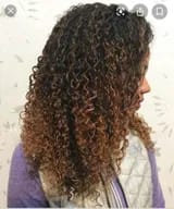 Customer photo review of Wavymy Upgrade 3 In 1 Drawstring Half Wigs Seamless Flip Over Wig Beginner Friendly Highlight Water Wave No Lace No Glue Human Hair 180% Density