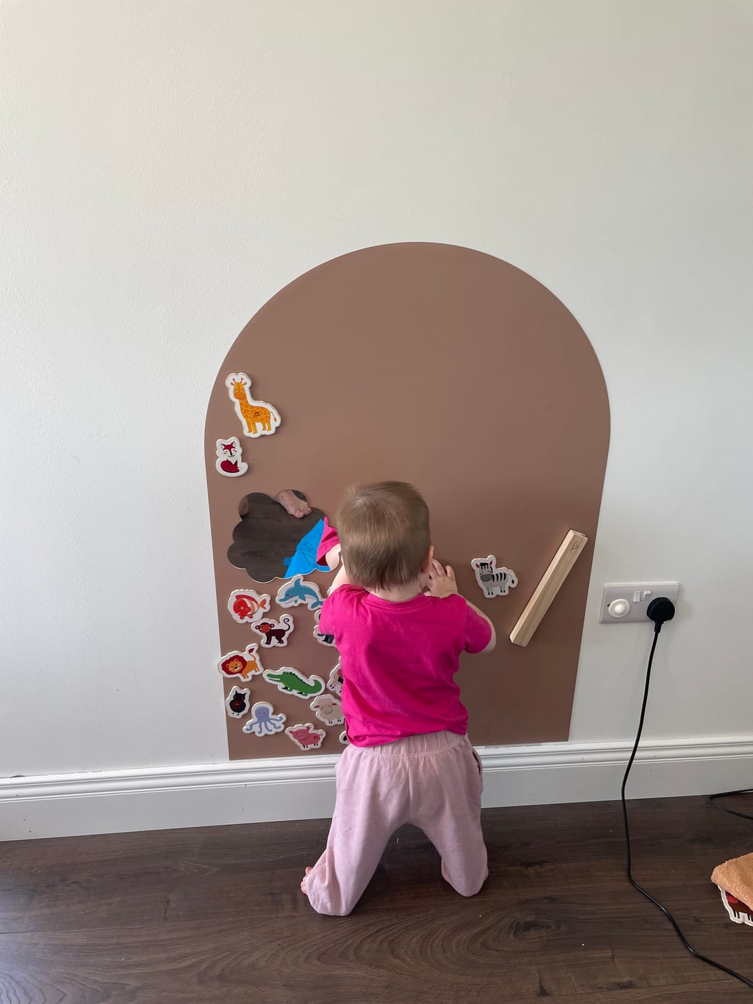 Customer photo review of Magnetic Wall Board