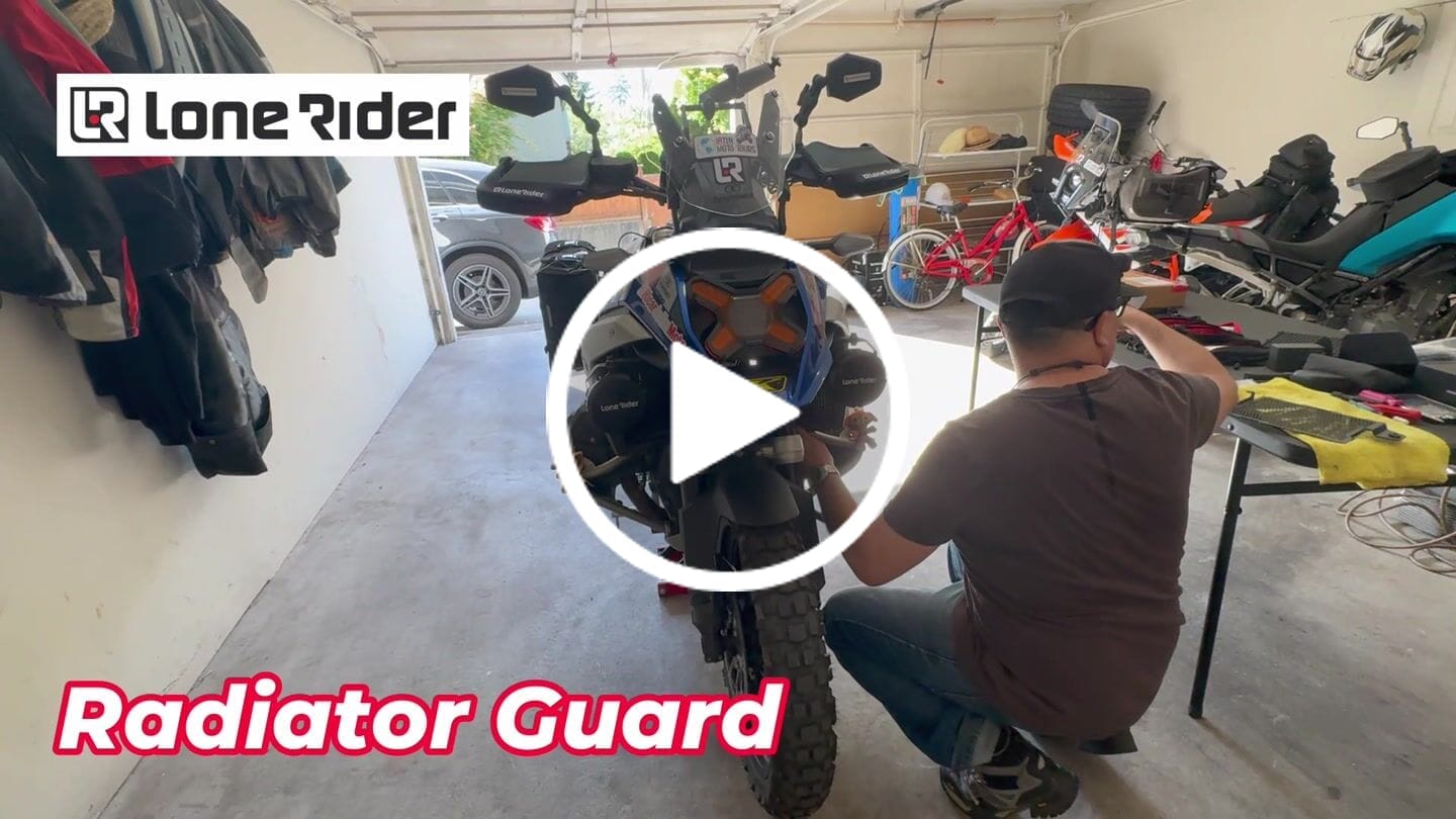 Customer video review of Radiator Guard Set for BMW R1300GS / Adv