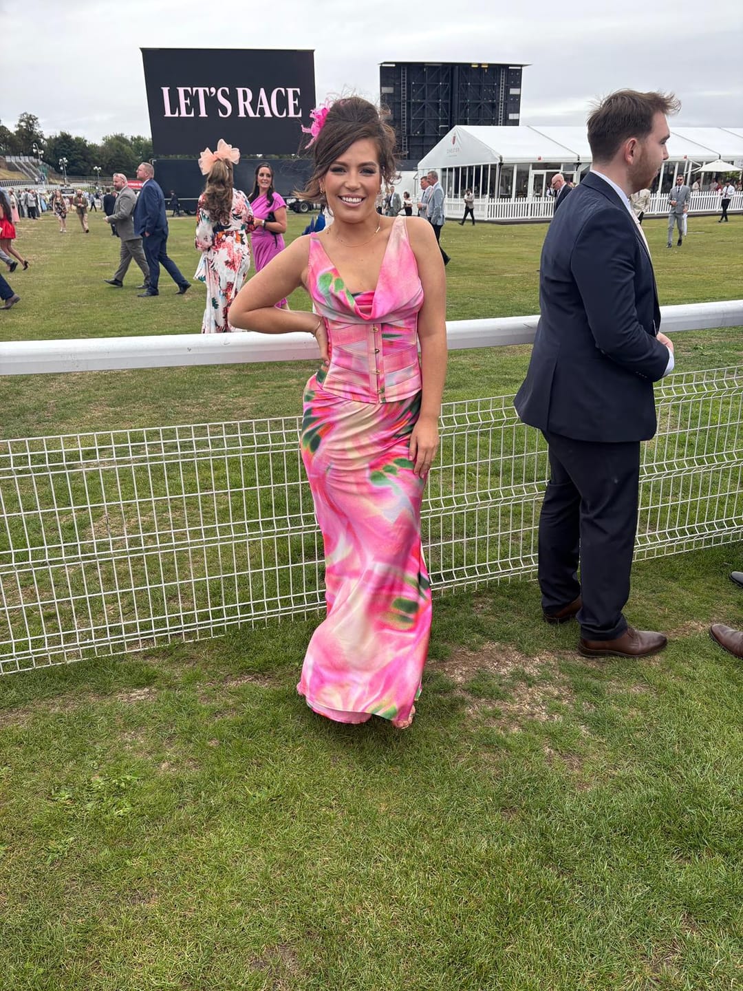 Customer photo review of NAOMI MAXI SLIP DRESS