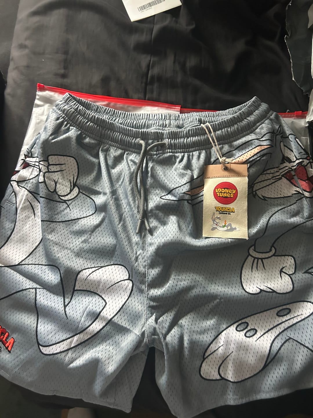 Customer photo review of 1098 - Looney Tunes Basketball Shorts