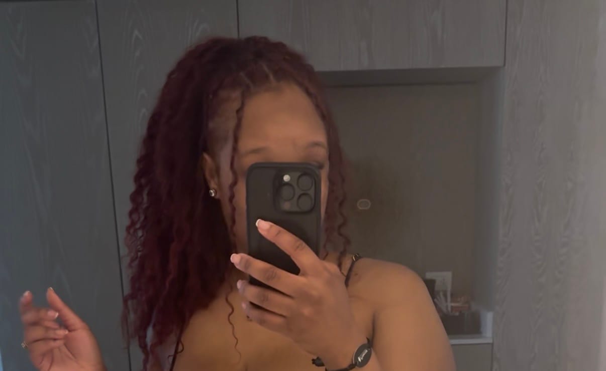 Customer photo review of Double Drawn Burmese Loose Deep Wave Human Braiding Hair