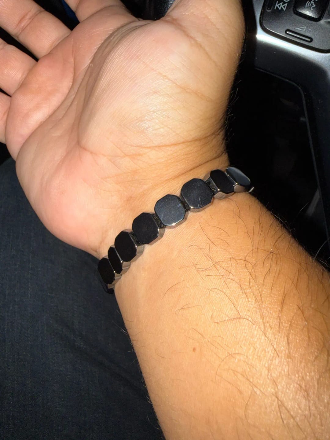 Customer photo review of Ferros® Hematite Bracelet