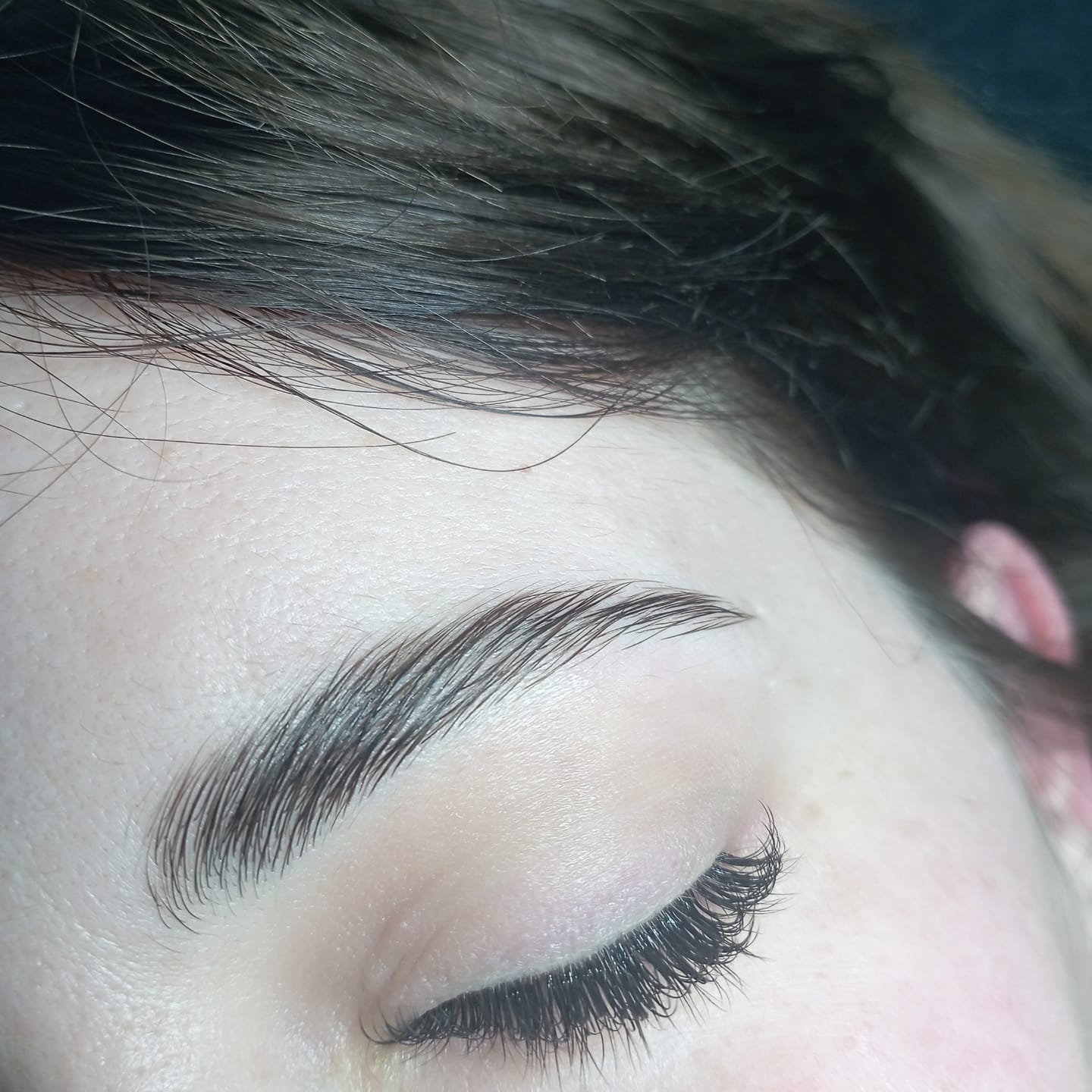 Customer photo review of Kit MINI 3 lociones laminado cejas "Inlei® BROW BOMBER" sobres de 1,5ml (proporciona 3-5 servicios)