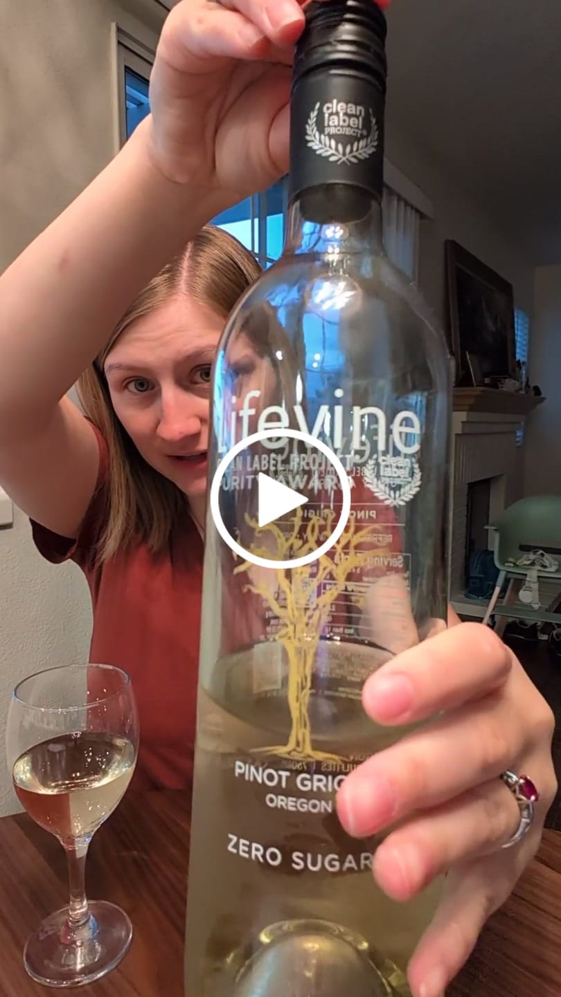 Customer video review of Pinot Grigio