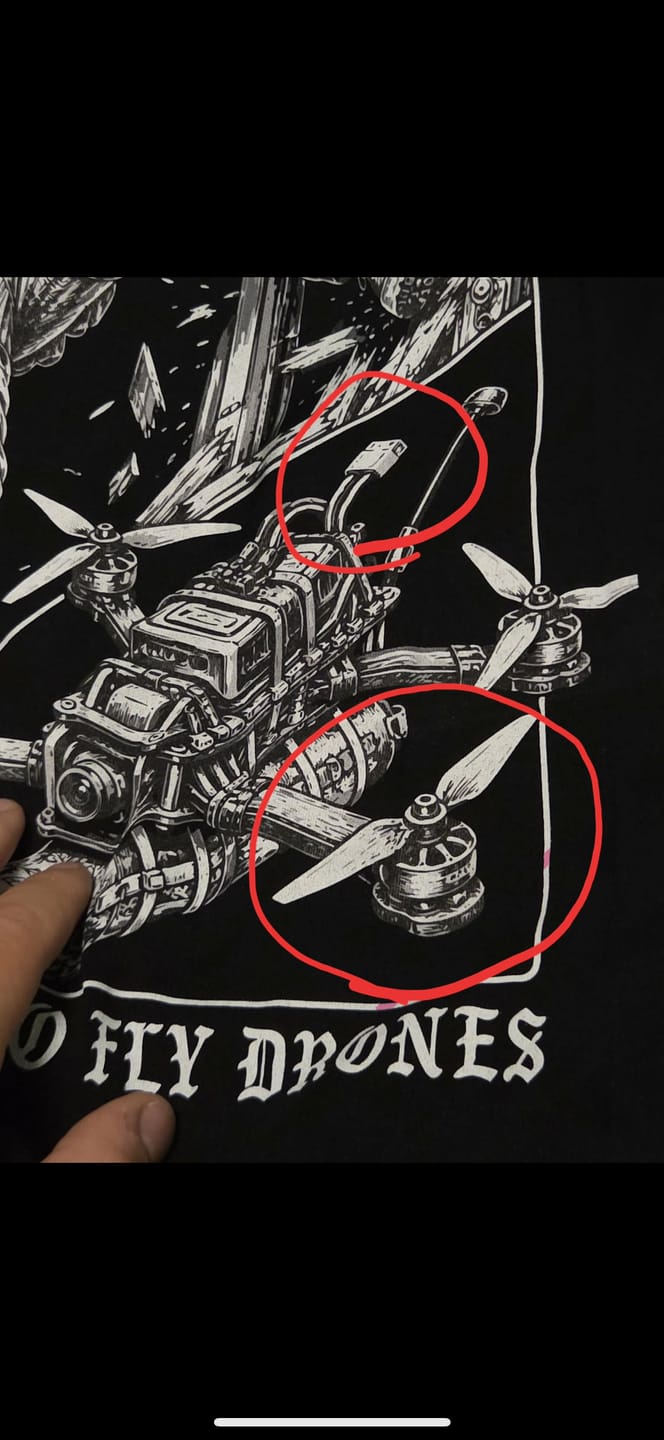 Customer photo review of Born To Kick Doors T-Shirt