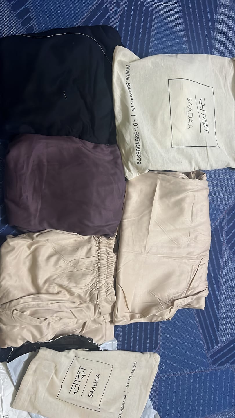 Customer photo review of Women Beige Viscose Palazzo Pant