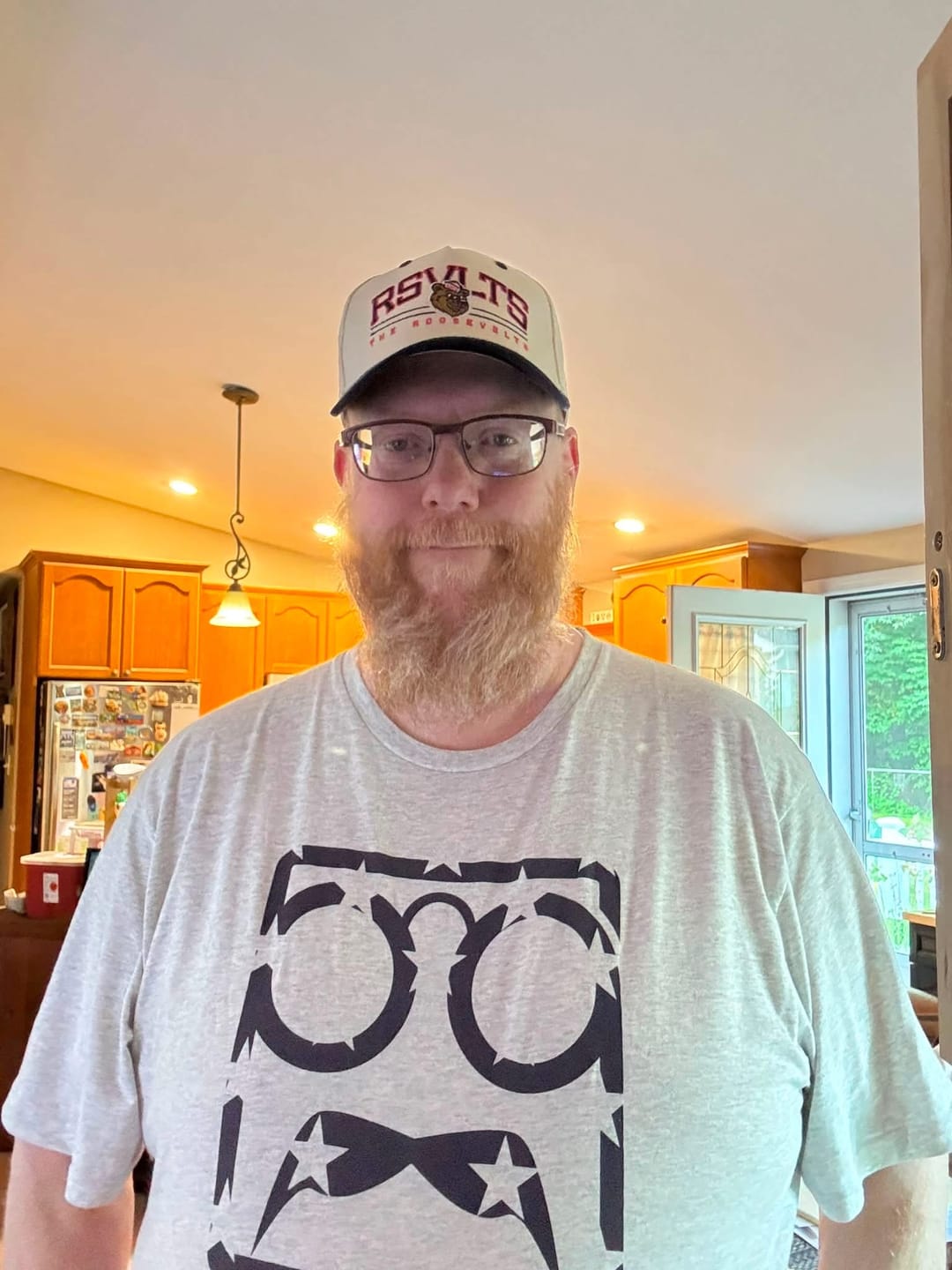 Customer photo review of The Roosevelts Bears – 5-Panel Curved Brim Hat