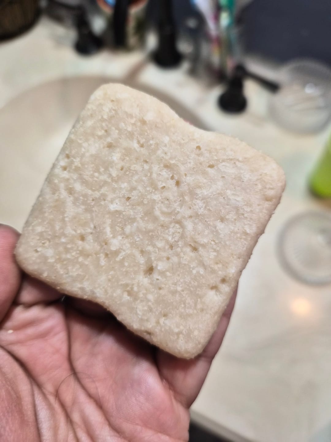 Customer photo review of Men's Amber Cigar Sugar Scrub Bar | VIORI