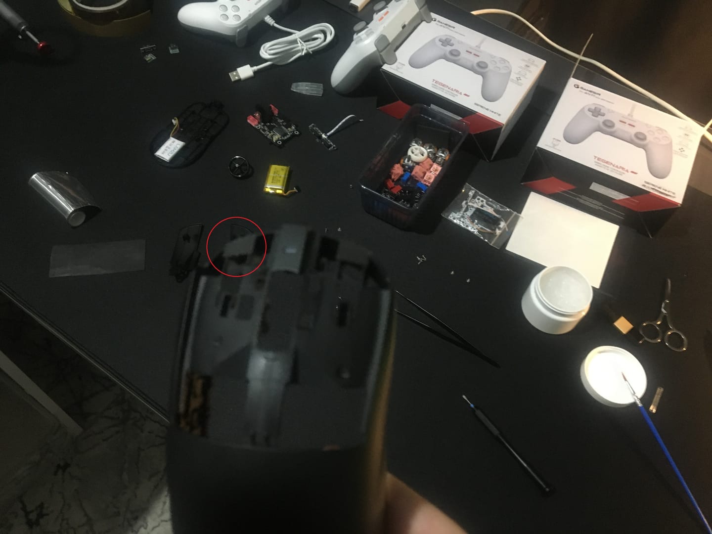 Customer photo review of KBDFans Stabilizer Foam Sticker