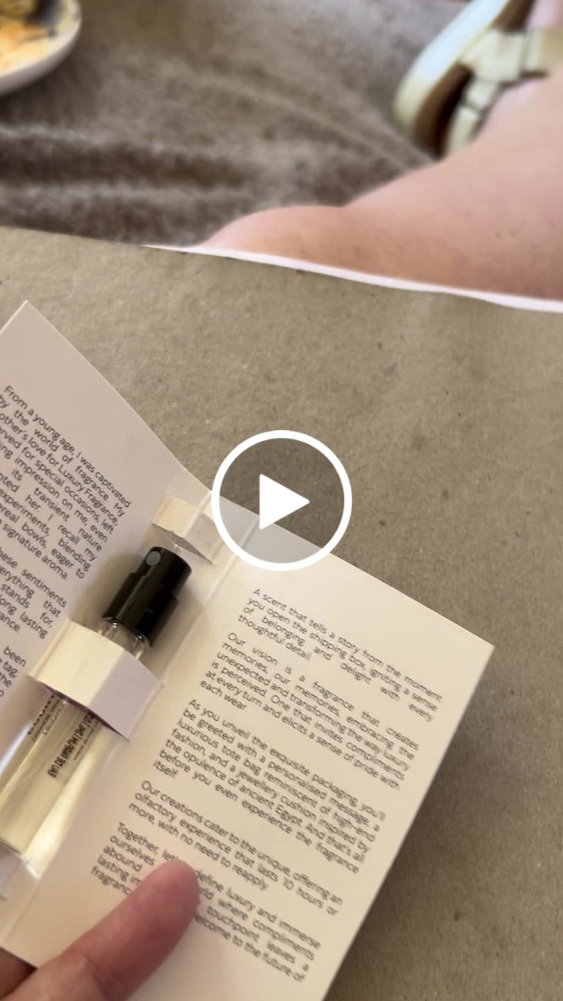 Customer video review of Cashmere Court | Eau de Parfum | 2ml