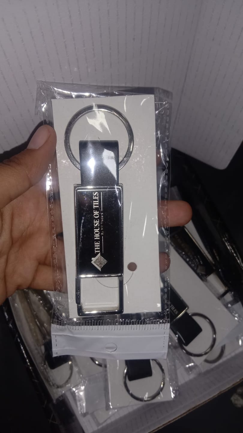 Customer photo review of Premium Metal Keychain | Best for Corporate Gifting | PrintMine.in
