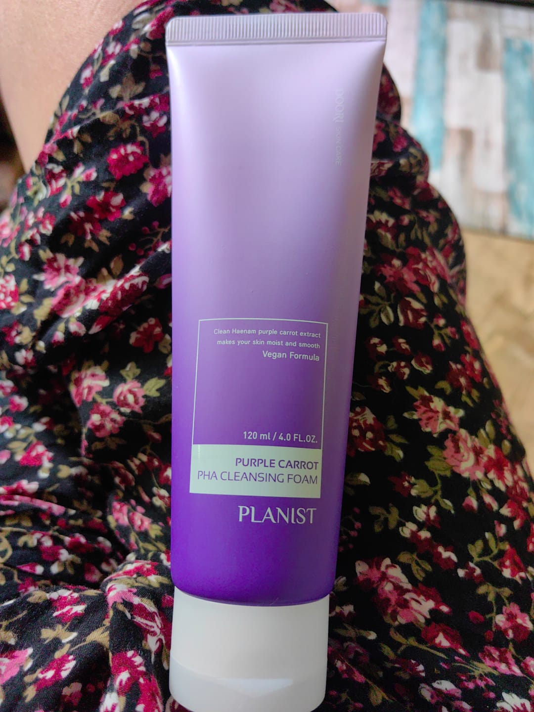 Customer photo review of NEW Почистваща пяна-крем Doori Planist Purple Carrot PHA Cleansing foam