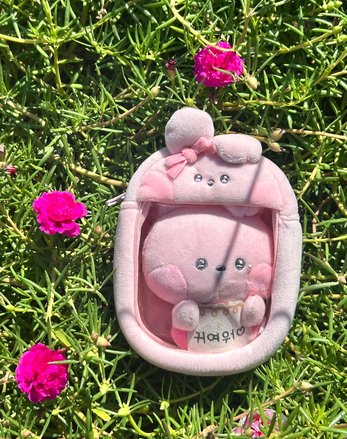 Customer photo review of BT21 - RIBBONED U MININI CLEAR BAG CHARM POUCH