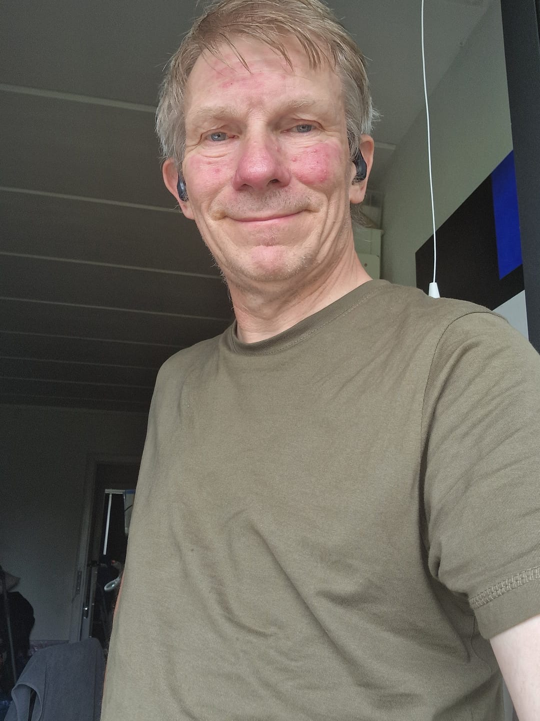 Customer photo review of Organic Basic T-shirt - Army