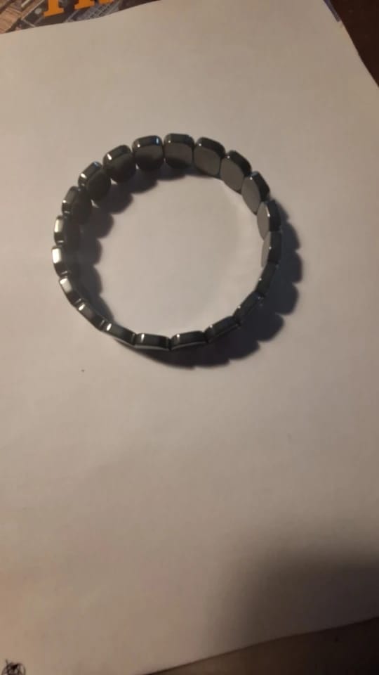 Customer photo review of Ferros® Hematite Bracelet