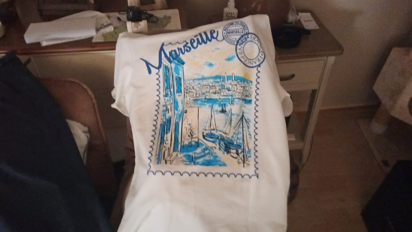 Customer photo review of T-Shirt Marseille blanc