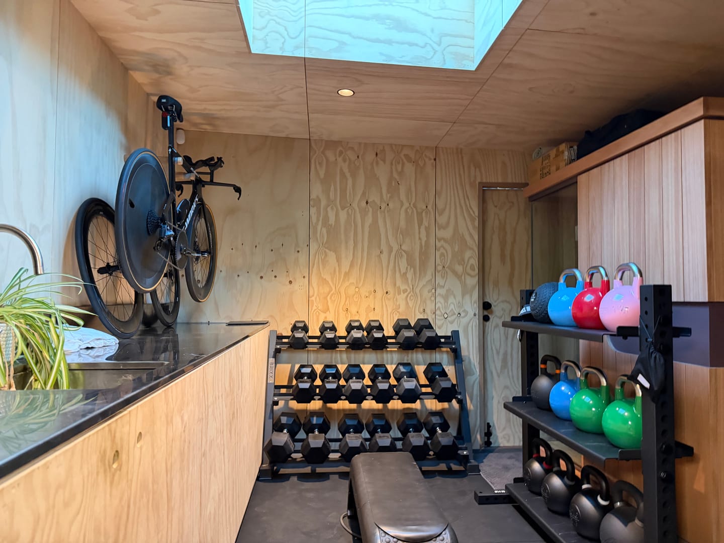 Customer photo review of BRIXX 10kg - 30kg Hex Dumbbell & Rack Set | 8 Pairs - 315KG Package