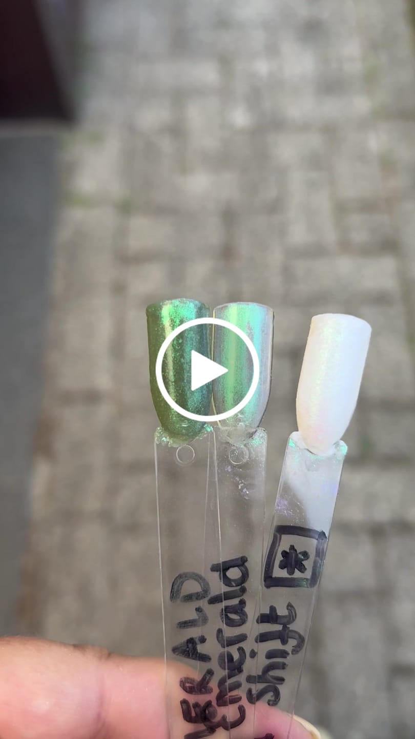 Customer video review of Emerald Shift Chrome Powder