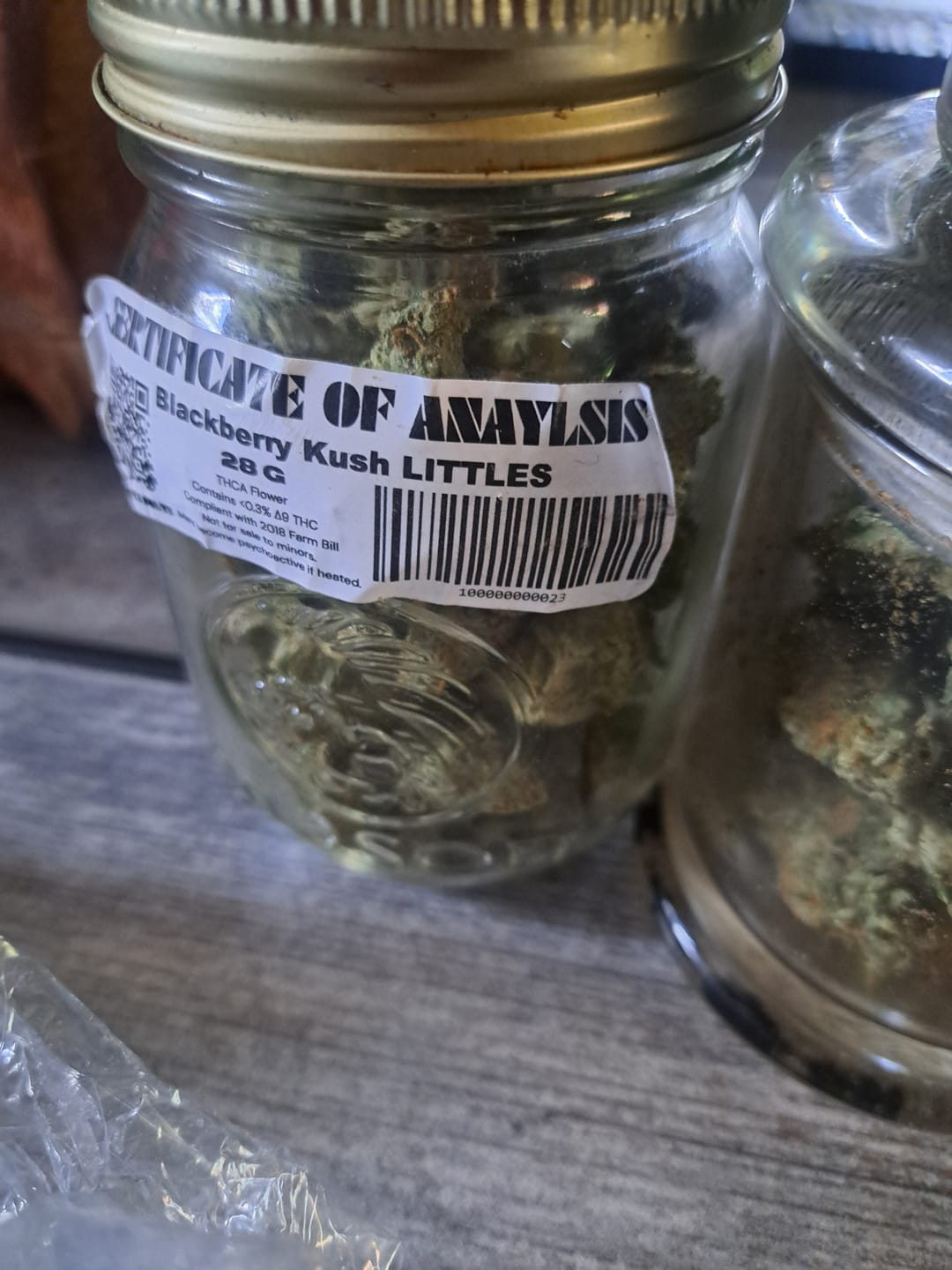 Customer photo review of Blackberry Kush - 28 Grams Littles - Indica