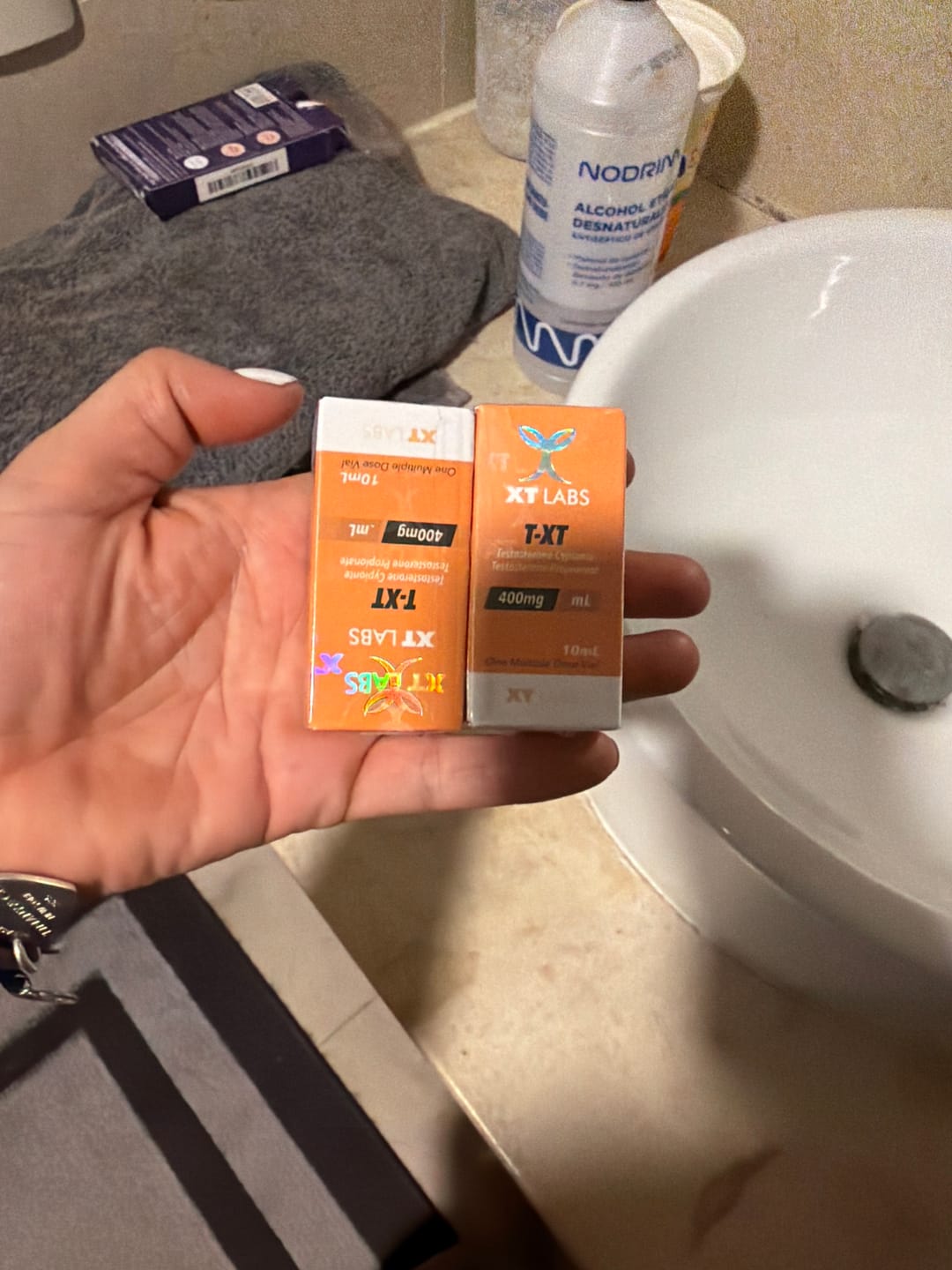 Customer photo review of T-XT | Testosterona Cipionato & Propionato 400mg 10ml