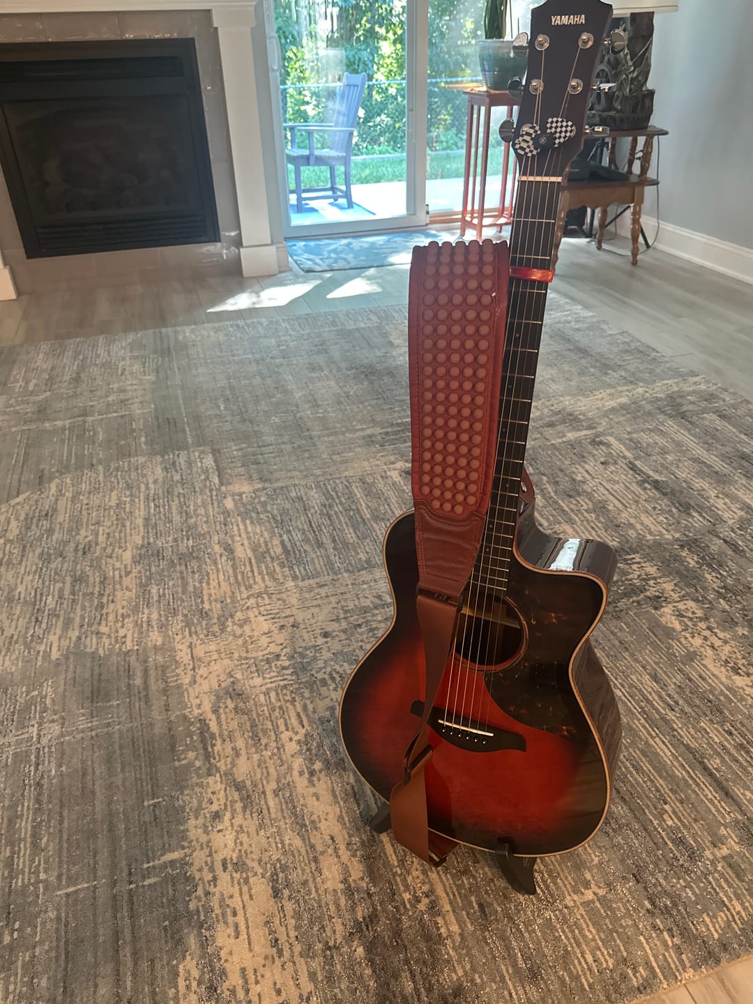 Customer photo review of Zero-Gravity Guitar Strap | Weightless Comfort for Bass & Guitar
