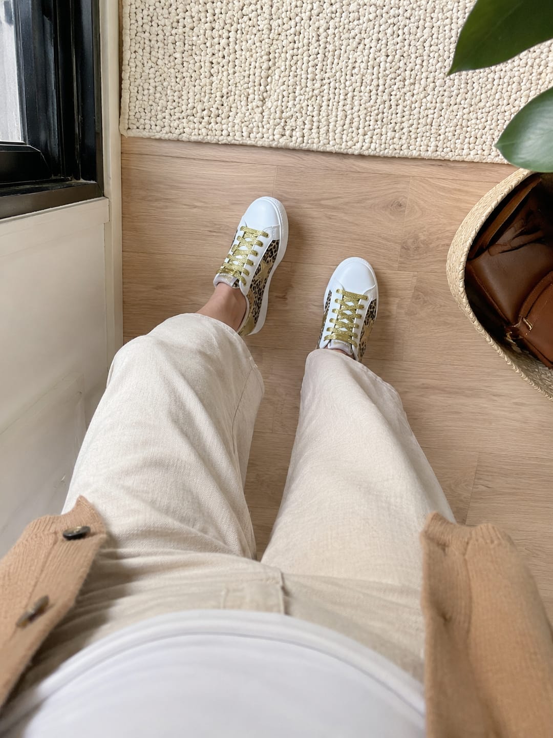 Customer photo review of Lucky Step Star Glitter Sneakers