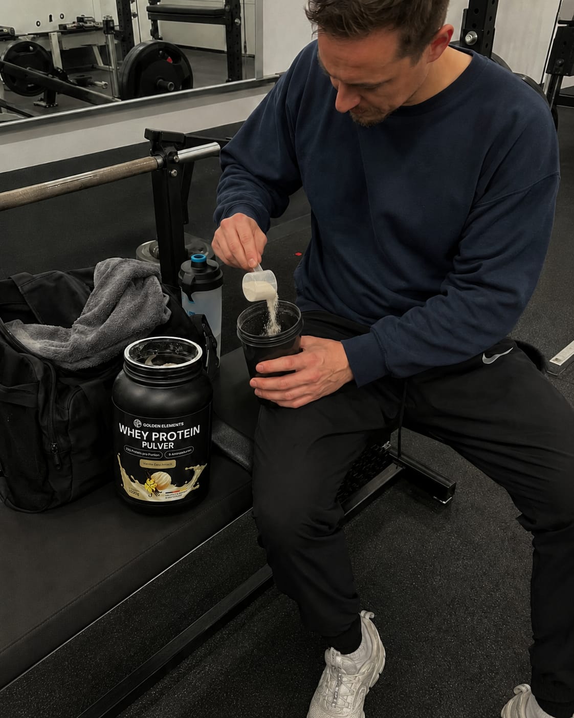 Customer photo review of Whey Protein - 1000g Pulver