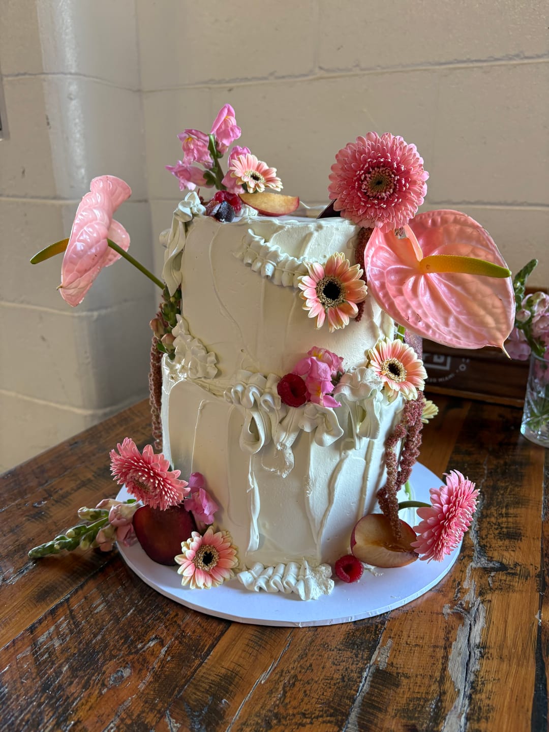 Customer photo review of Garden Party Cake 🌷