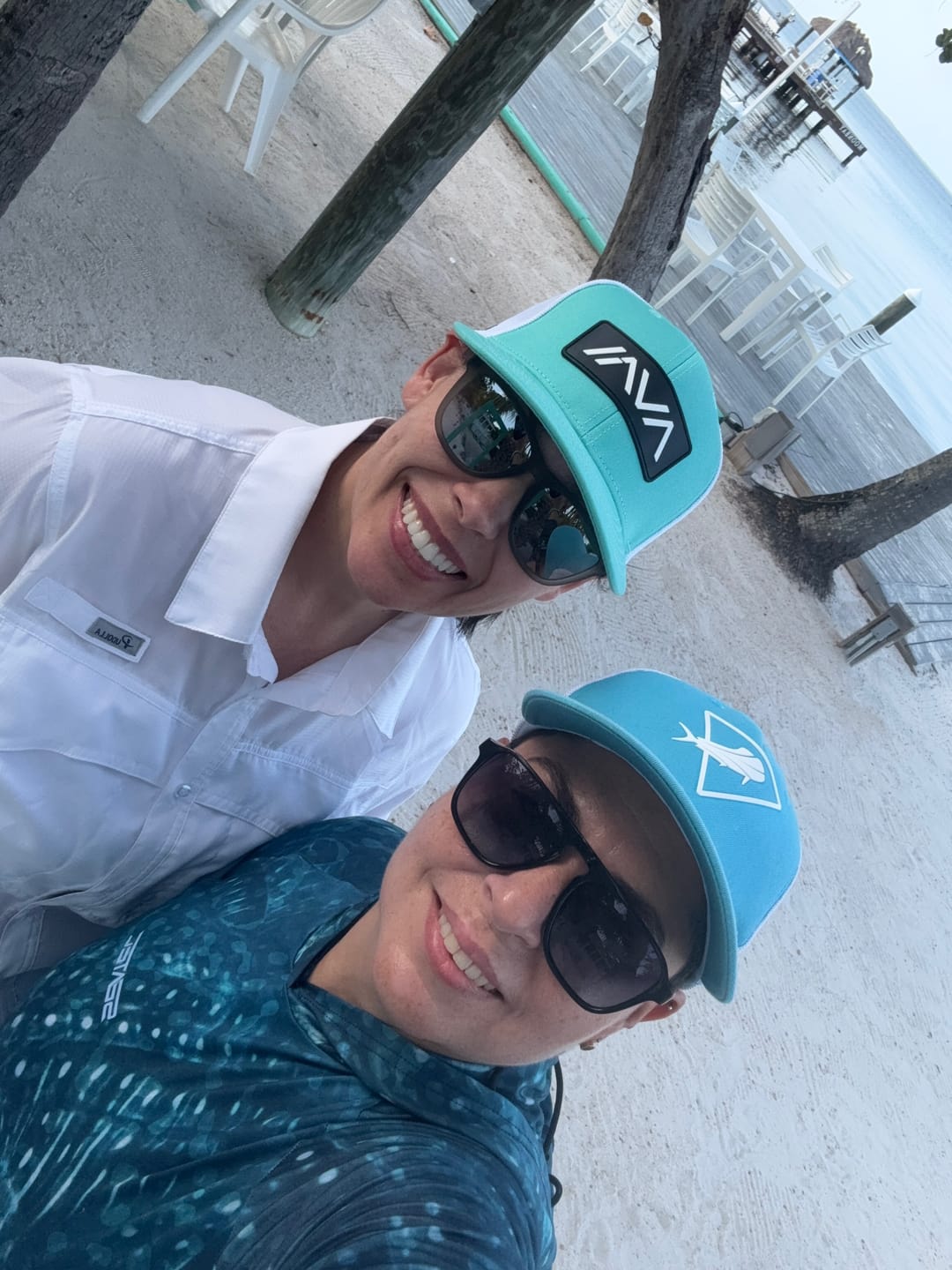 Customer photo review of Avail - Soft Mesh Snap Back Hat Seafoam