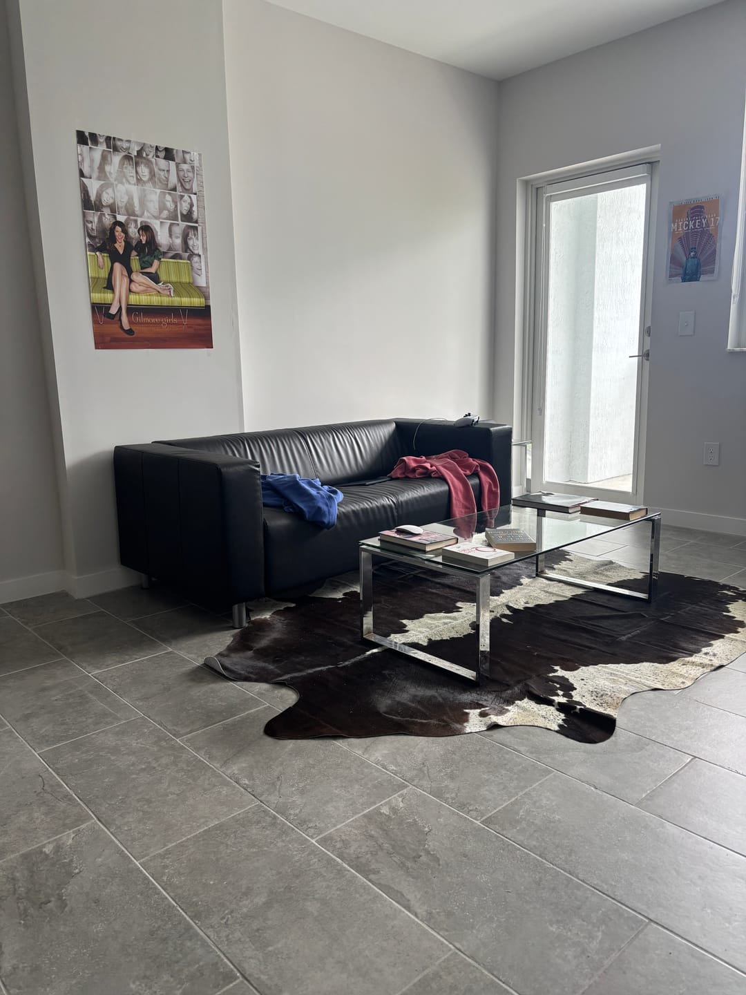Customer photo review of SUPER SALE Brown & White Natural Cowhide Rug - XX-Large 7' 5"H x 6' 0"W