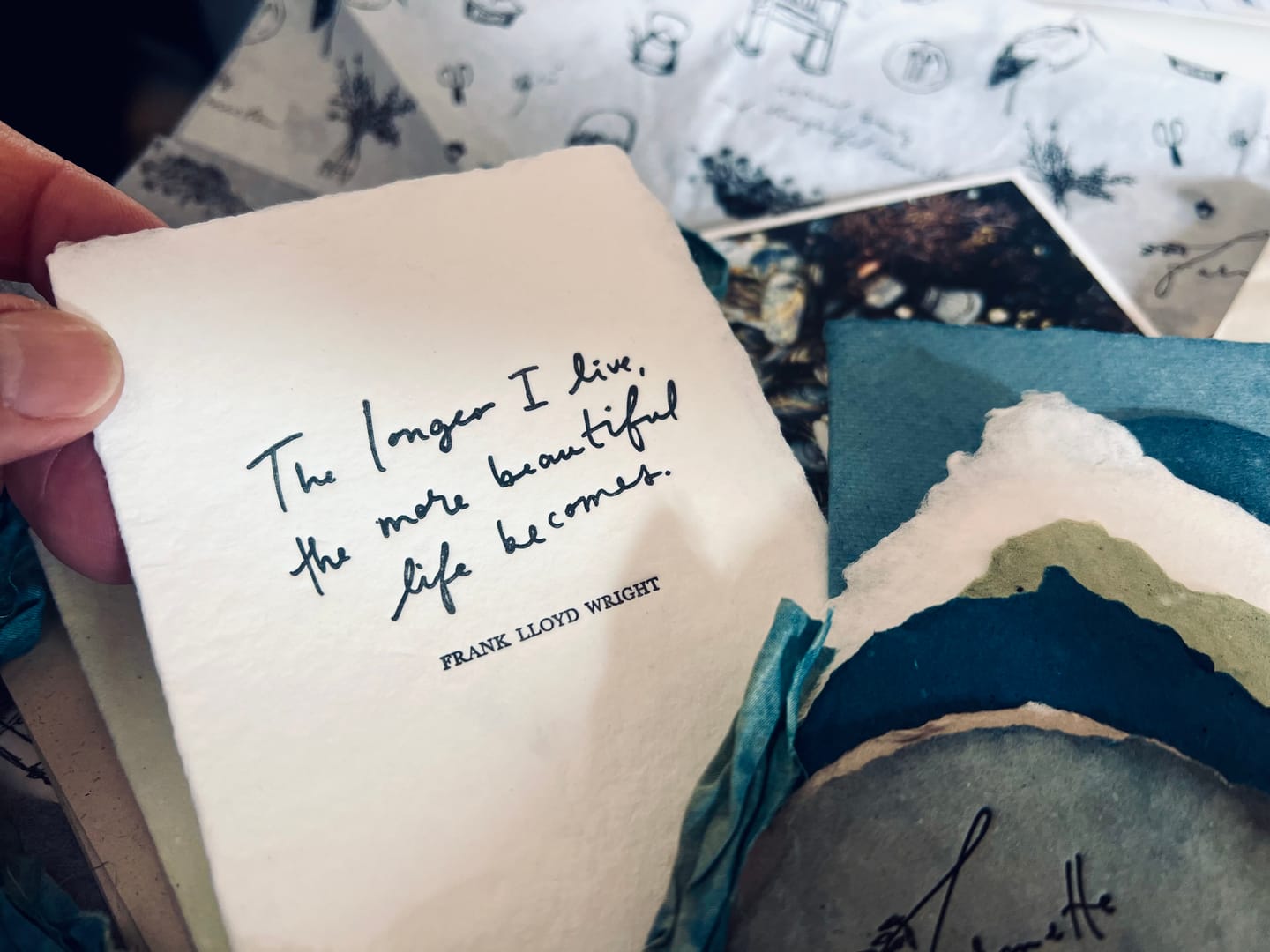 Customer photo review of Monthly Artisan Card Subscription