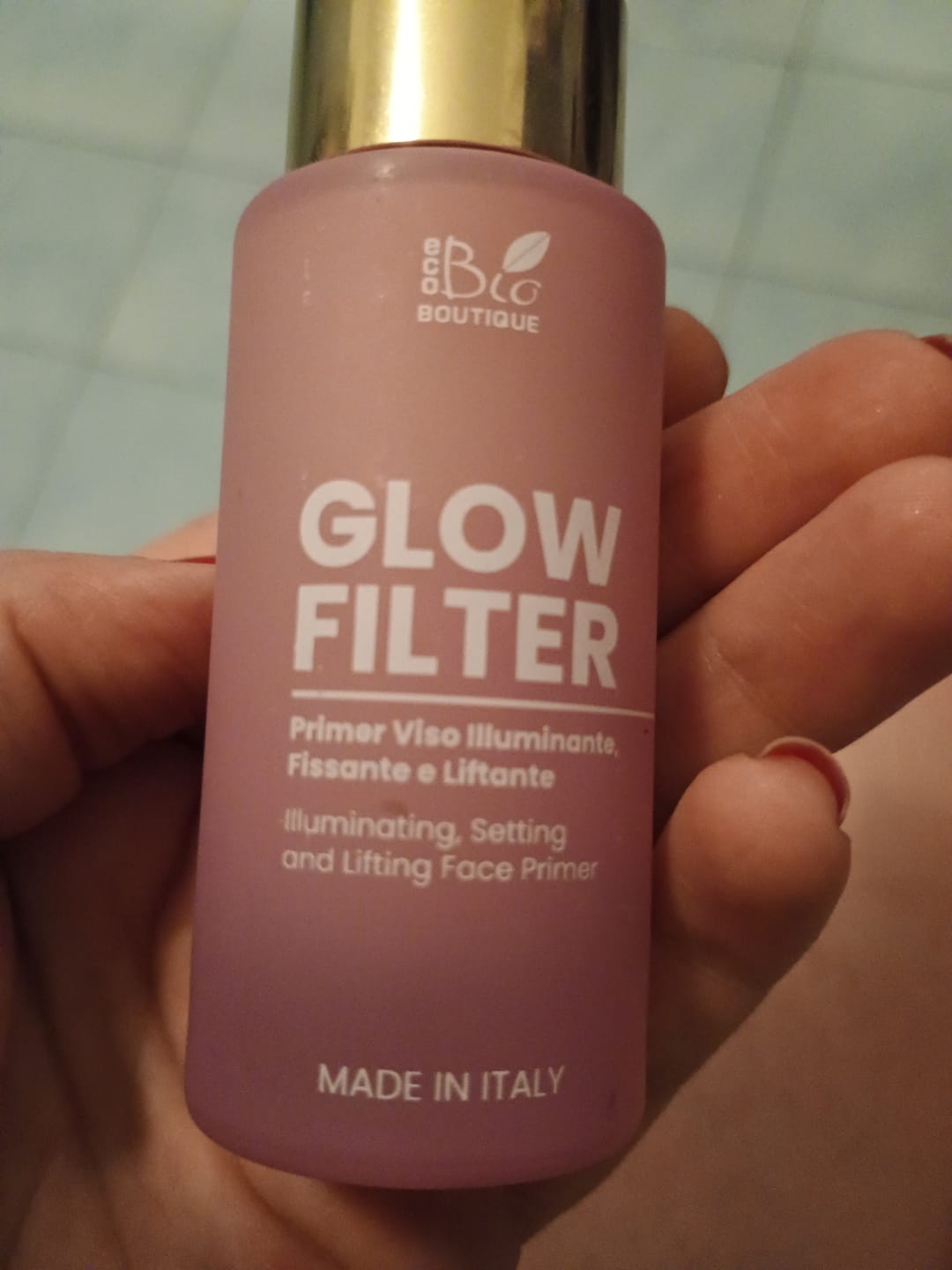 Customer photo review of Glow Filter - Primer