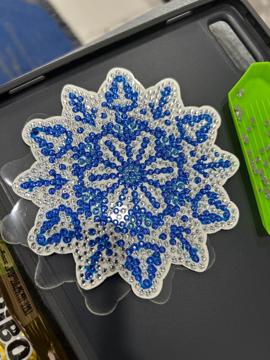 Customer photo review of Kar Taneleri Bardak Altlığı