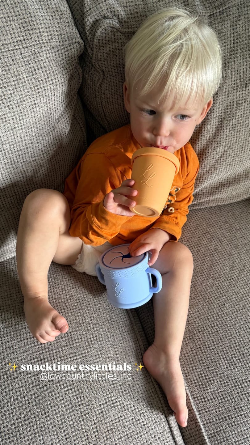 Customer photo review of Coastal Cup: Nontoxic Snack Cup With Lid