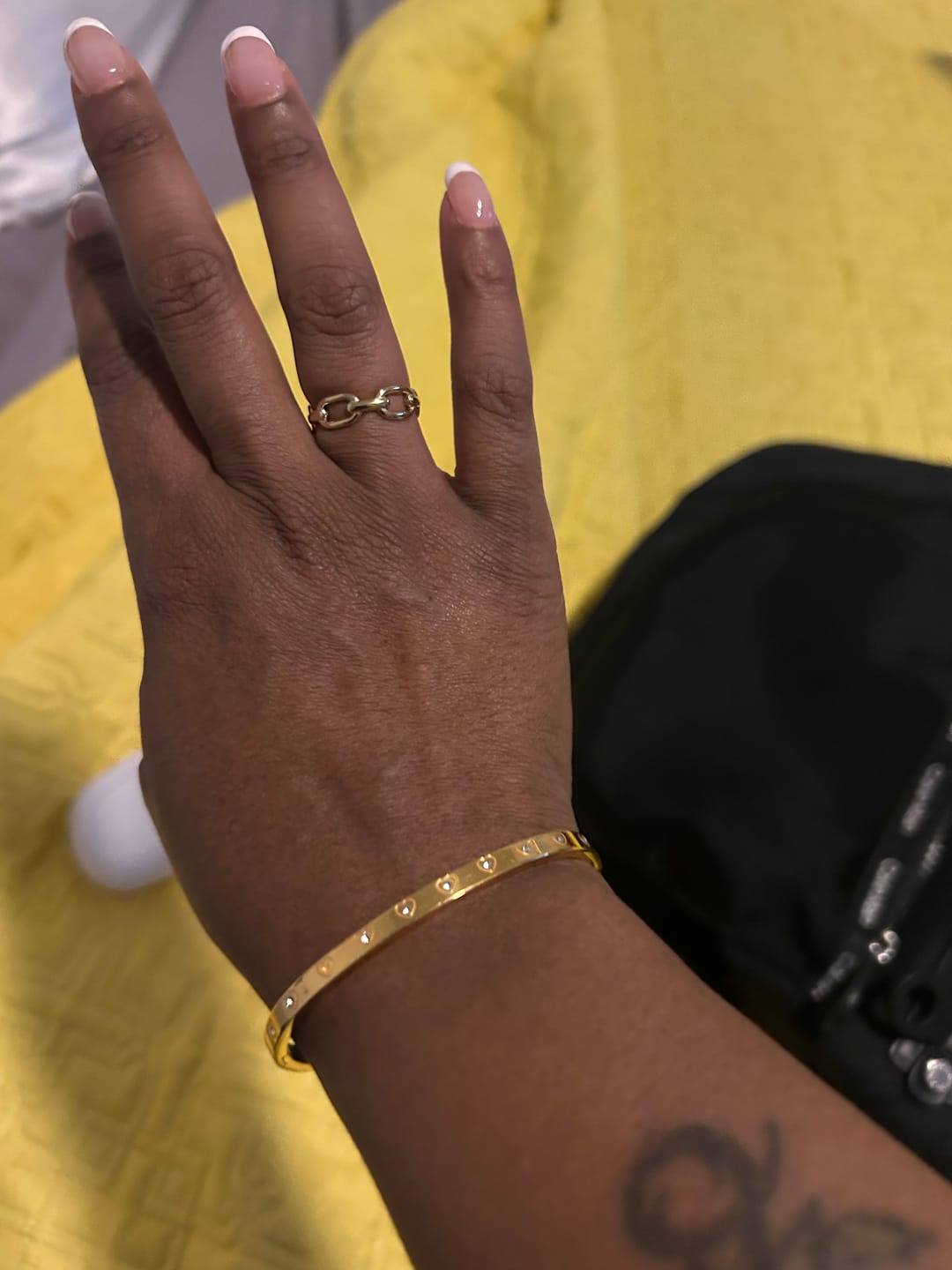 Customer photo review of Paper Clip Ring