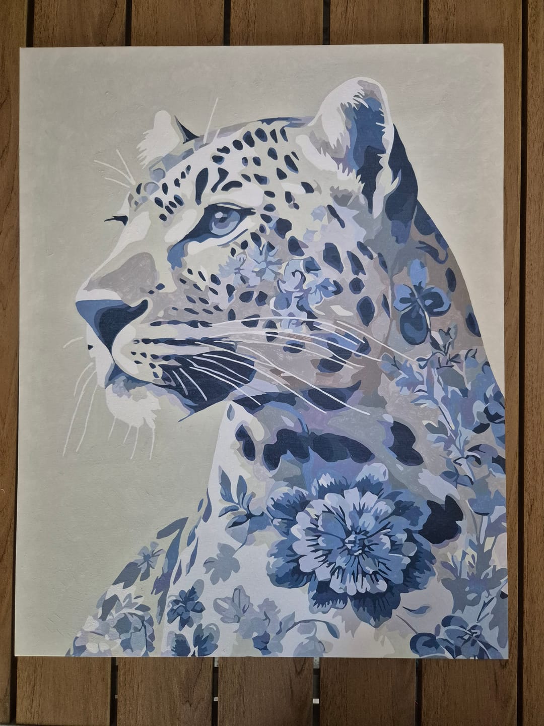 Customer photo review of Delfts blauw luipaard