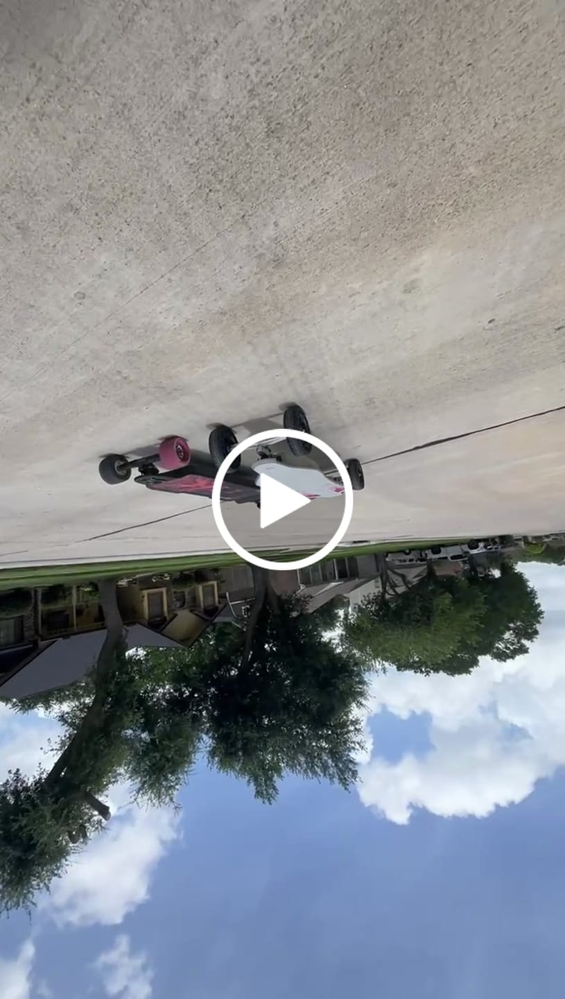 Customer video review of 150mm Honeycomb off-road  DIY Electric Skateboard  Kit for Voyager and Envy