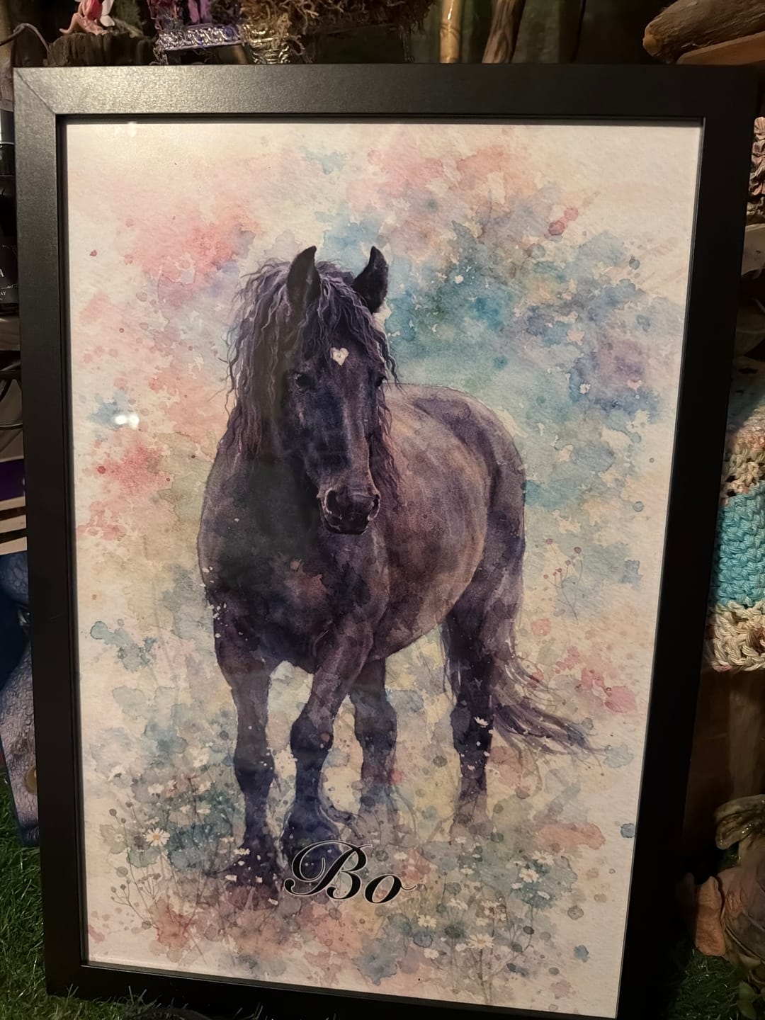 Customer photo review of Watercolor - Personalized Poster