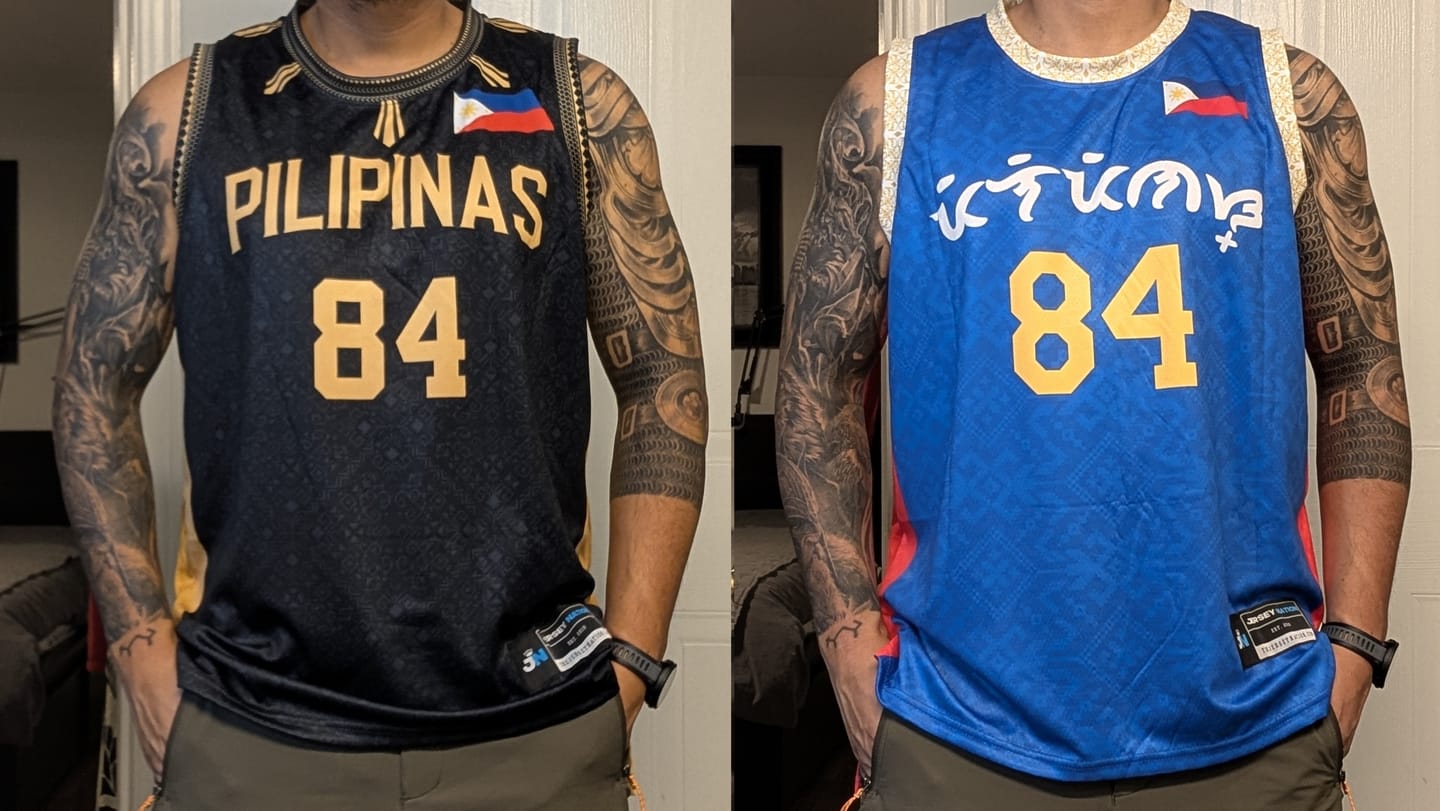 Customer photo review of Philippines 'Luzviminda' Custom Basketball Jersey