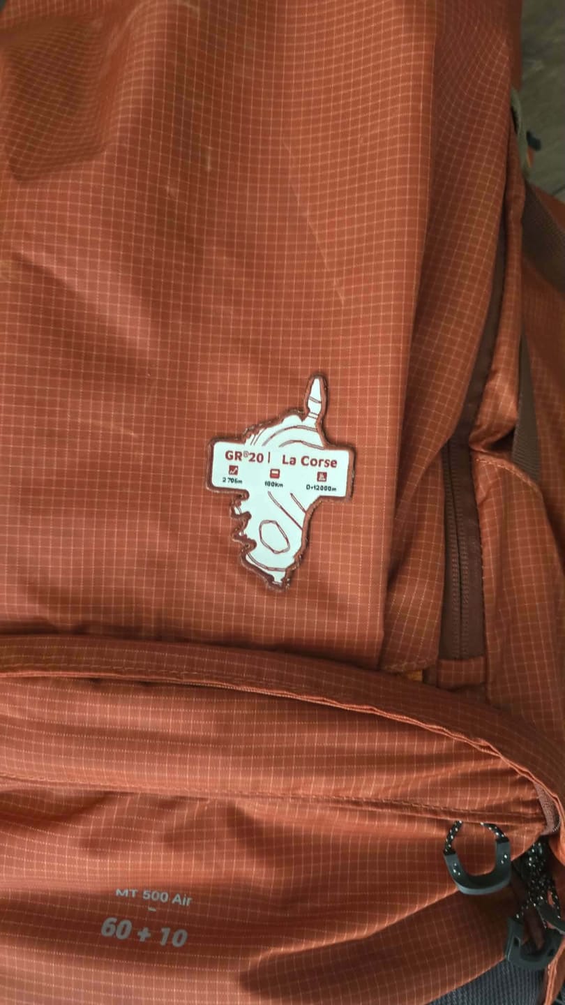 Customer photo review of Écusson GR®20 Traversée de la Corse